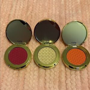 Tarte Amazonian Clay Blush & Highlighter Trio New! Cheek Set polished indulgence